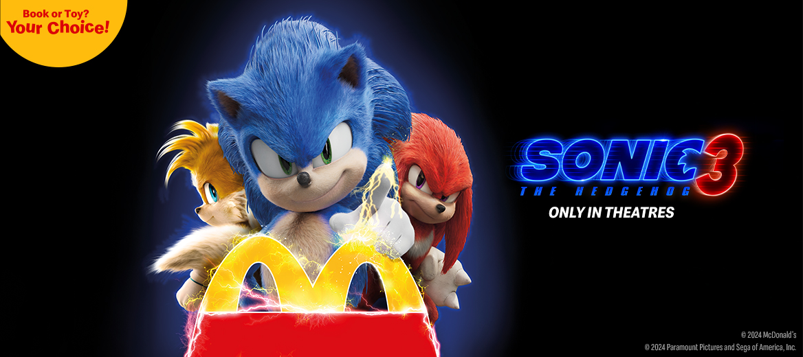 McDonald's franchise prepares Sonic the Hedgehog 3 Happy Meal promotion