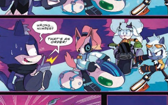 Four more preview pages for IDW Sonic Issue 75